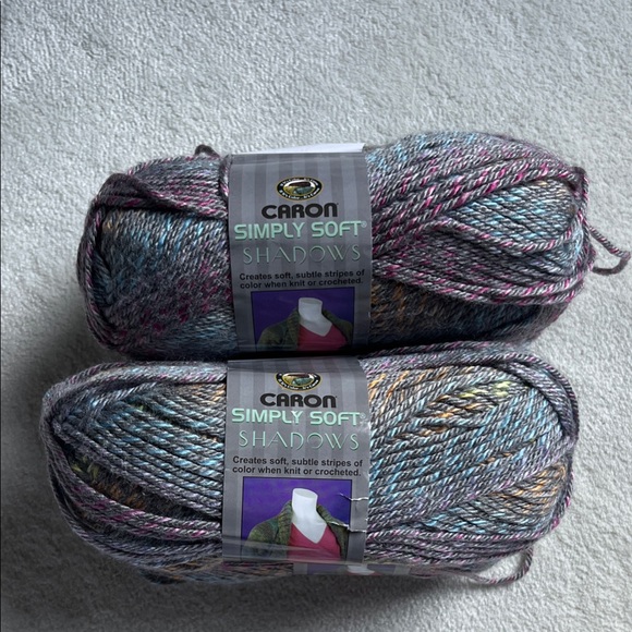Caron Simply Soft Shadows Yarn, Mardi Grey 0007, 4 Skeins - Picture 5 of 5